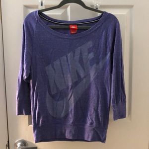 Nike 3/4 sleeve shirt
